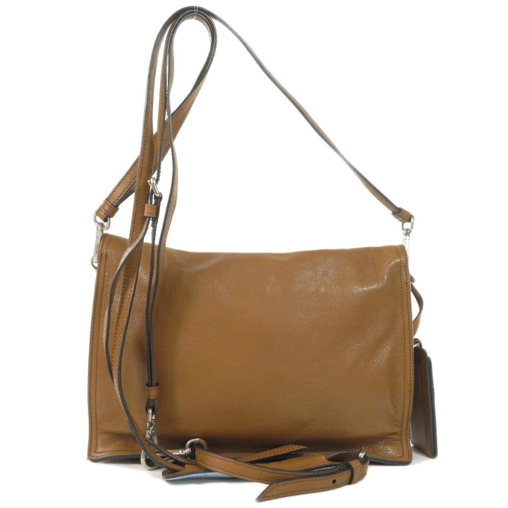 Prada Etiquette Bag Shoulder Leather Black